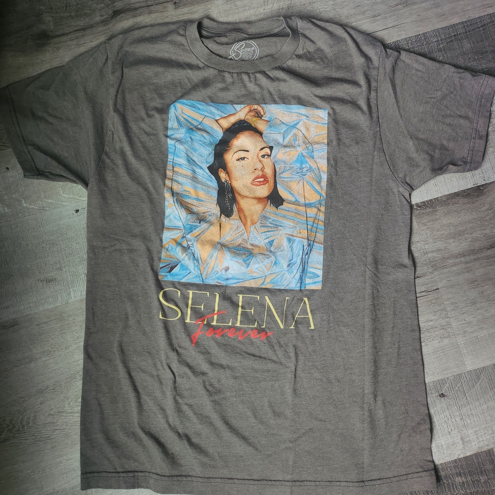 Selena Forever Gray Shirt Medium